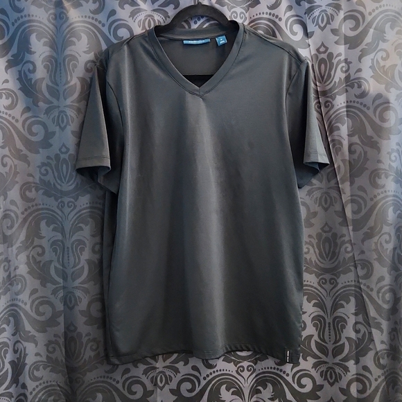 Perry Ellis Other - Black v neck dress shirt